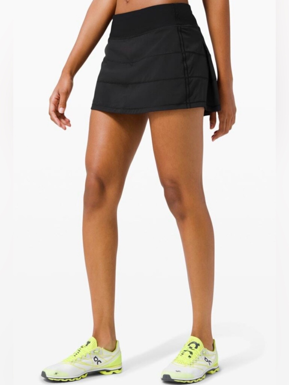 Lululemon Pace Rival Mid-Rise Tennis Skirt Black Size 10